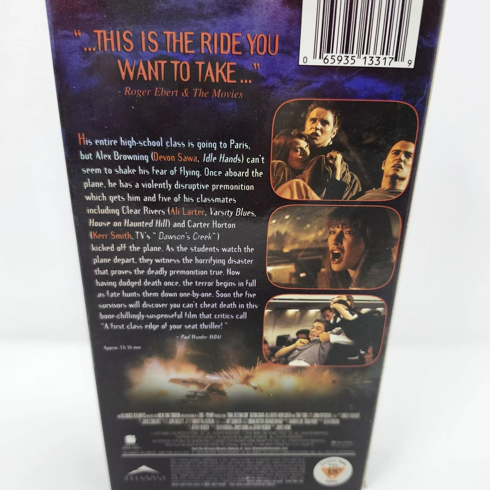 Final Destination VHS Tape - Picture 3 of 3